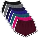 URATOT 7 Pack Womens Cotton Shorts Dolphin