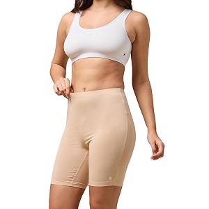 urban adventure high coverage premium cotton spandex mid waist elastane stretch shorties - gym -cycling shortstights for women