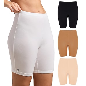 urban adventure high coverage premium cotton spandex mid waist elastane stretch shorties - gym -cycling shortstights for women