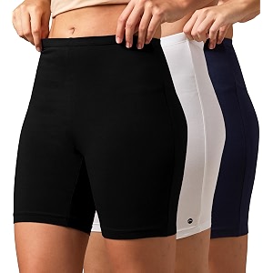 urban adventure high coverage premium cotton spandex mid waist elastane stretch shorties - gym -cycling shortstights for women