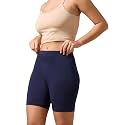 URBAN ADVENTURE High Coverage Premium Cotton Spandex Mid Waist Elastane Stretch Shorties - Gym -Cycling Shorts/Tights for Women