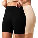 URBAN ADVENTURE High Coverage Premium Cotton Spandex Mid Waist Elastane Stretch Shorties - Gym -Cycling Shorts/Tights for Women