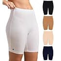 URBAN ADVENTURE High Coverage Premium Cotton Spandex Mid Waist Elastane Stretch Shorties - Gym -Cycling Shorts/Tights for Women