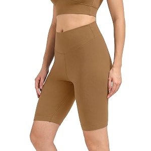 urban adventure high waist cotton cycling shorts for women  stretchable active wear for workout running amp yoga