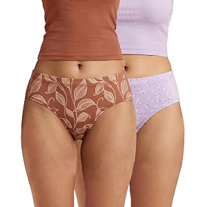 URBAN ADVENTURE Womens Cotton Printed High Waist