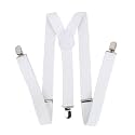 Urban alfami Men's and Women's Enamel Elastic Adjustable Braces Trouser Y-Back Clip on Suspender, gallace for men