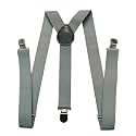 Urban alfami Men's and Women's Enamel Elastic Adjustable Braces Trouser Y-Back Clip on Suspender, gallace for men