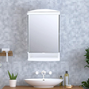 urban choice storage washbasin rack and shelf polypropylene wall shelf number of shelves - 6 white