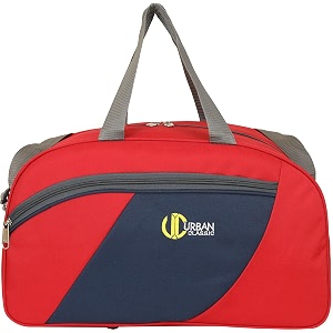 urban classic polyester stylish and spacy waterproof polyster duffel bag for traveling duffle bag without weels 55 leter red