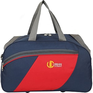 urban classic polyester stylish and spacy waterproof polyster duffel bag for traveling duffle bag without weels 55 leter blue