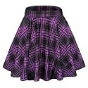 Urban CoCo Women's Basic Versatile Stretchy Flared Casual Mini Skater Skirt