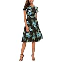 Urban CoCo Women39s Floral Print Short Sleeve