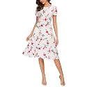 Urban CoCo Women39s Floral Print Short Sleeve