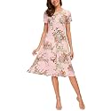 Urban CoCo Women39s Floral Print Short Sleeve