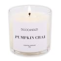 Urban Concepts by DECOCANDLES - Highly Scented Soy Candle - Long Lasting - Hand Poured in USA (6 Oz., Pumpkin Chai)
