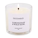 Urban Concepts by DECOCANDLES - Highly Scented Soy Candle - Long Lasting - Hand Poured in USA (6 Oz., Lemongrass &amp; Wild Basil)