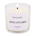 Urban Concepts by DECOCANDLES - Highly Scented Soy Candle - Long Lasting - Hand Poured in USA (6 Oz., Apple Cinnamon)