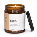 Urban Concepts by DECOCANDLES - Highly Scented Soy Candle - Long Lasting - Hand Poured in USA (8 Oz. Mason, Santal)