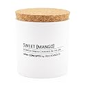 Urban Concepts by DECOCANDLES - Highly Scented Soy Candle - Long Lasting - Hand Poured in USA (9 Oz. Cork, Sweet Mango)
