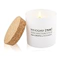 Urban Concepts by DECOCANDLES - Highly Scented Soy Candle - Long Lasting - Hand Poured in USA (9 Oz. Cork, Mahogany Teak)