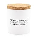 Urban Concepts by DECOCANDLES - Highly Scented Soy Candle - Long Lasting - Hand Poured in USA (9 Oz., Tobacco Vanilla)
