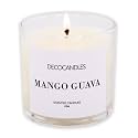 Urban Concepts by DECOCANDLES - Highly Scented Soy Candle - Long Lasting - Hand Poured in USA (6 Oz., Mango Guava)
