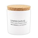 Urban Concepts by DECOCANDLES - Highly Scented Soy Candle - Long Lasting - Hand Poured in USA (9 Oz. Cork, Candied Apples)