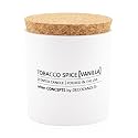 Urban Concepts by DECOCANDLES - Highly Scented Soy Candle - Long Lasting - Hand Poured in USA (9 Oz. Cork, Tobacco, Spice &amp; Vanilla)