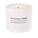 Urban Concepts by DECOCANDLES - Highly Scented Soy Candle - Long Lasting - Hand Poured in USA (12 Oz., Mahogany Teak)