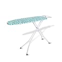 Urban Decor Iron Table for Ironing Clothes - Surface 110x33cm | Anti-Slip Feet, Heat-Resistant, Sturdy H-Leg Design, Iron Rest with Silicon Pad | Space-Saving Ironing Board