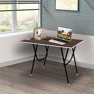 urban decor multipurpose table  compact and foldable for office or study use with strong metal