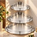 Urban Elite Acrylic Bathroom Corner Shelf Set