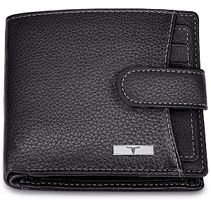 urban forest oswald black leather wallet for men