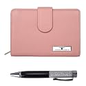 URBAN FOREST Timmy Rose Pink Leather Wallet & Pen Combo Gift Set for Women