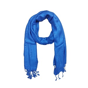 sequence rayon self design stole with fringes for women