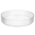URBAN LUXY 360° Rotating Vanity Organizer | Makeup Organizer for Cosmetics, Skincare, Perfume &amp; Lipsticks | Clear Countertop Dressing Table Storage Rack | 1 Tier Transparent