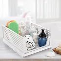URBAN LUXY Polyester Clothes Organizer For Wardrobe Cupboard Organizer For Clothes Foldable And Stackable Closet Organizer Drawer Organizer For Clothes (1Pcs-Big, White)