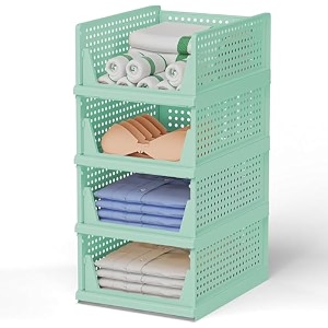 urban luxy storage organizer  wardrobe organizer for clothes  cupboard organizer  foldable shirt stacker box  cloth box for almirah  closet storage basket grey 1pcs