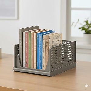 urban luxy storage organizer  wardrobe organizer for clothes  cupboard organizer  foldable shirt stacker box  cloth box for almirah  closet storage basket grey 1pcs