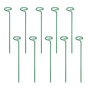 urban plant garden stakes - metal plant support sticks  home garden accessories set of 5