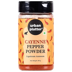 urban platter cayenne pepper powder 80g bold fiery heat  essential culinary spice  known to support heart health amp metabolism