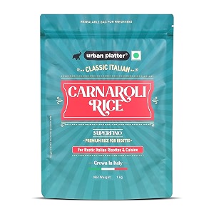 urban platter carnaroli rice 1kg product of italy italian carnaroli rice for risottos arancini and rustic preparations vacuum packed for freshness and quality