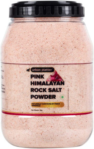 urban platter pink himalayan rock salt powder jar rock salt 3 kg