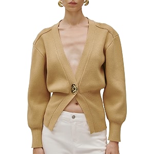 URBAN REVIVO Women Knitted Cardigans Long Sleeve