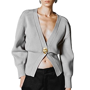 URBAN REVIVO Women Knitted Cardigans Long Sleeve