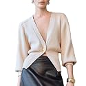 URBAN REVIVO Women Knitted Cardigans Long Sleeve