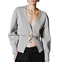 URBAN REVIVO Women Knitted Cardigans Long Sleeve