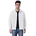Urban Scottish Mens Oversized Shacket Cotton Jacquard