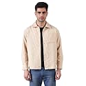 Urban Scottish Mens Oversized Shacket Cotton Jacquard