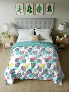 urban space printed single ac blanket for  ac room